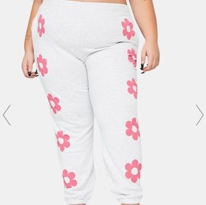 Flower sweatpants